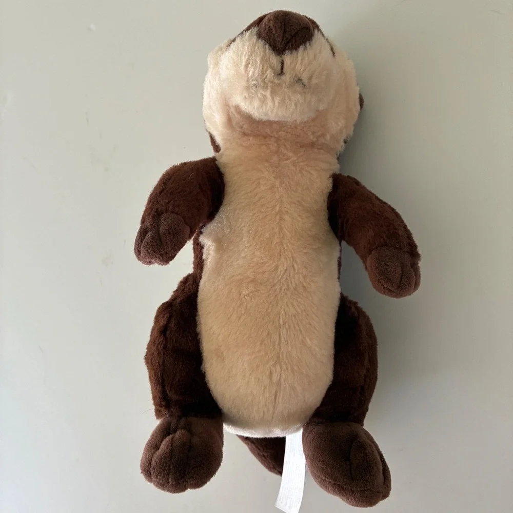 Fiesta River Otter Plush Stuffed Animal Brown Tan Standing Wildlife A54044 11in